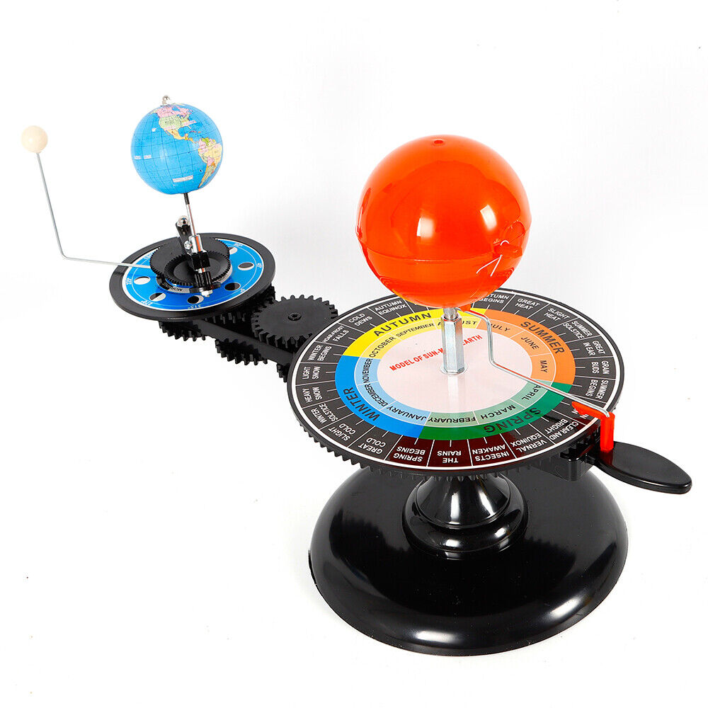 Solar System Globe Earth Sun Moon Orbital Planet Education Model Kit Toy Gift