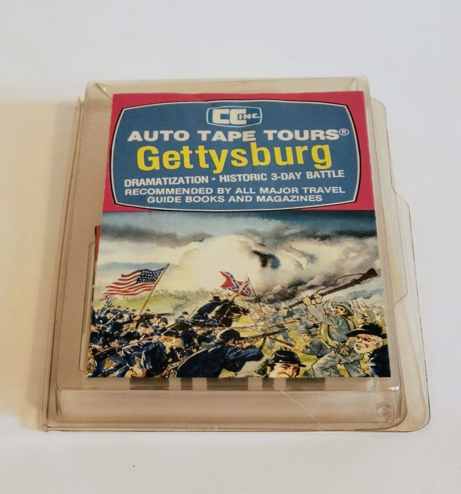 Vintage 1980's Gettysburg Battlefield Cassette Tape Guided Tour Dramatization.